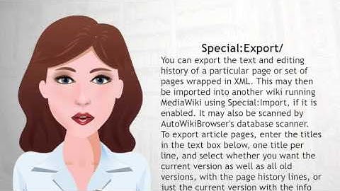 Special:Export - Wiki Videos