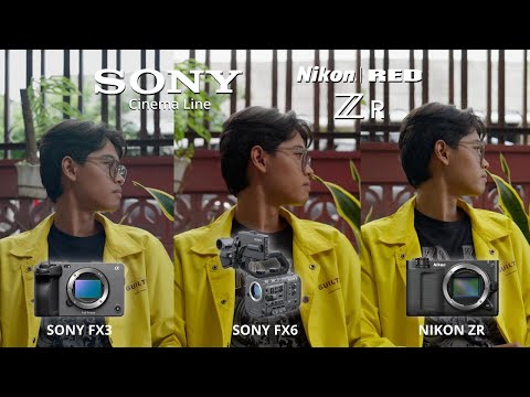 NIKON ZR VS SONY FX6 VS SONY FX3 VERY SURPRISING 