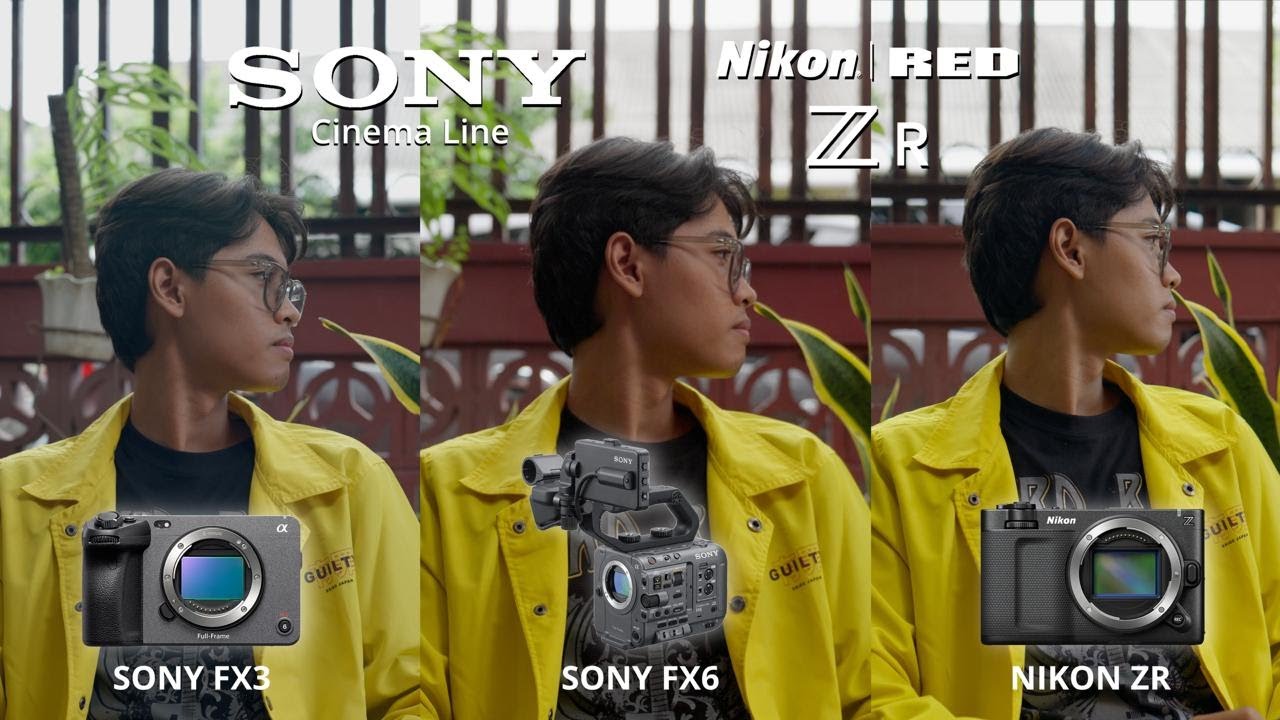 NIKON ZR VS SONY FX6 VS SONY FX3 | VERY SURPRISING!!!