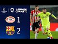 PSV 1-2 Barcelona - GOLES Y RESUMEN - Grupo B - UEFA Cahmpions League
