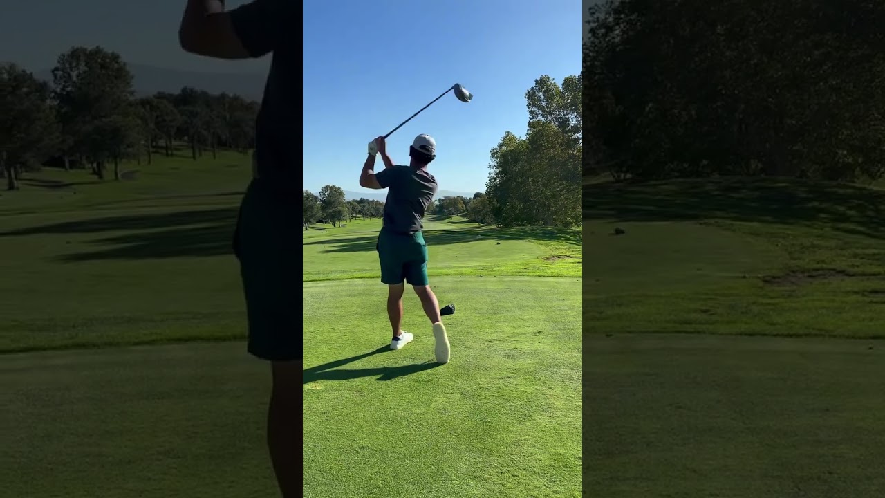 Driver at hole 11 sierra lakes