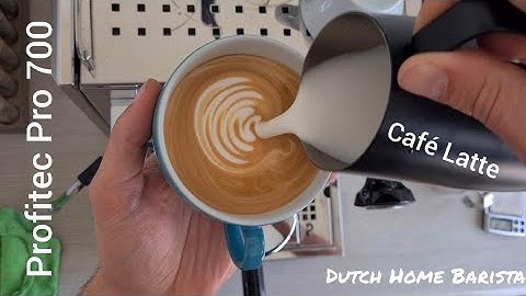 Café Latte on a Profitec - Dutch Home Barista