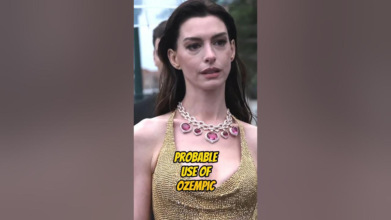 Anne Hathaway on Ozempic Weight Loss? weightloss ozempic