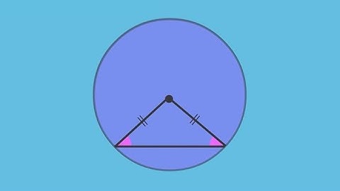 Circle Geometry: Isosceles Triangle