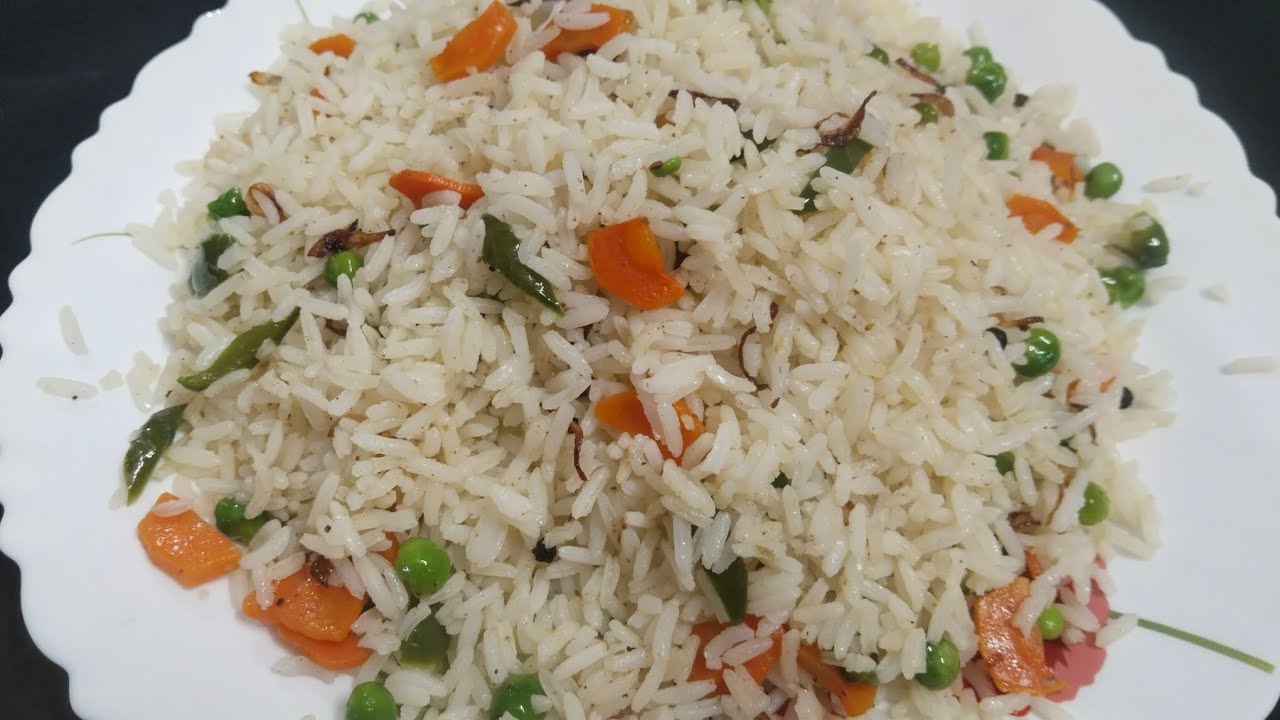 Bhat Vaja  / Fried  rice Recipe : Muslima Kitchen