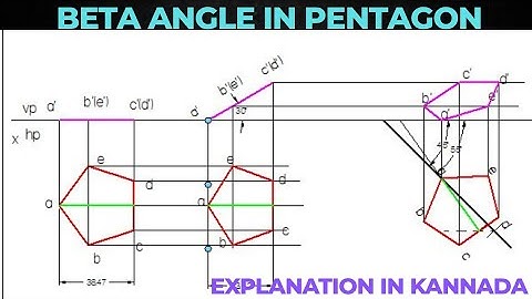 Beta angle in Pentagon in Solid edge software #beta #pentagon #solidedge #solidedgetutorials
