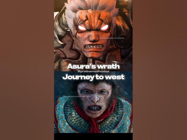 Asura's wrath and Journey to the West comparison 👹| wait for end 🔚❗😱 | #rip in the chat 🥲 #vs