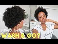 I thought this wash and go was a success...until it dried! 😩