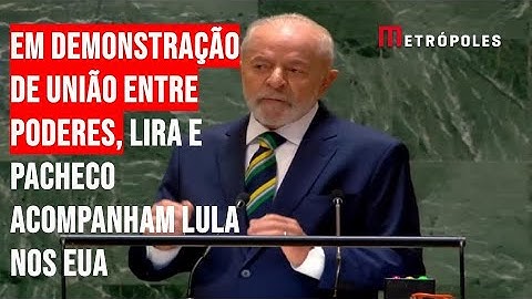 Pacheco e Lira estavam na comitiva de Lula nos EUA. Demonstração de união entre os dois poderes