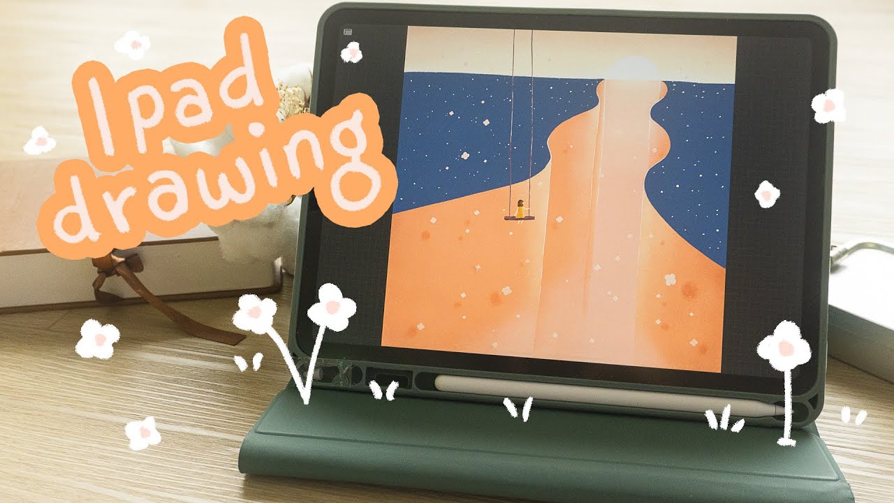 Chill iPad Drawing | Draw With Me | Procreate | Drawing my surreal art ...