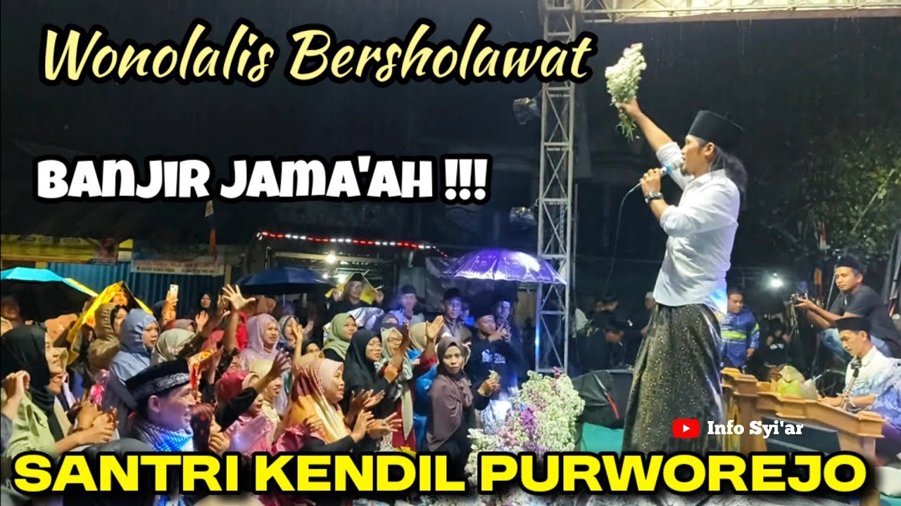 Wonolalis Bersholawat Bersama Santri Kendil Purworejo 