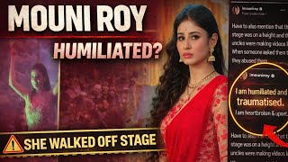 Mouni Roy Harment Scandal Stage Incident That Shocked India