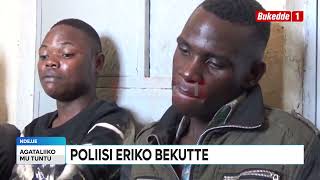 Ttuntu Poliisi Ekutte Abateeberezebwa Okuba Ababbi.