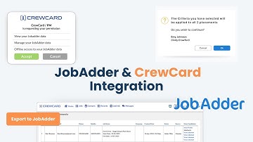 Jobadder & CrewCard integration