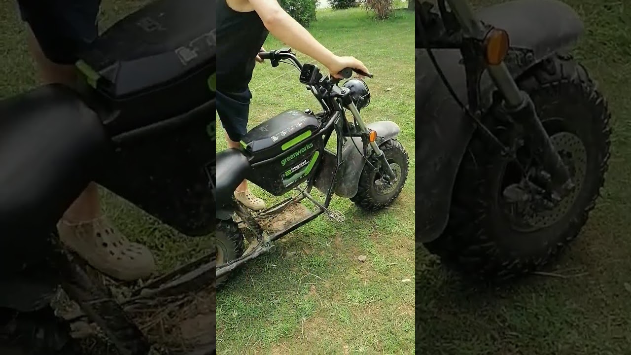 Greenworks mini bike throttle safety issue