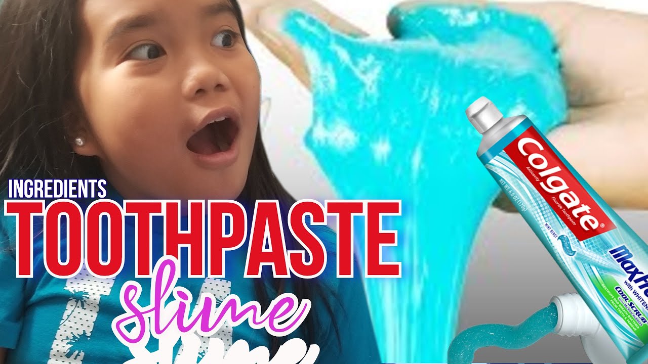 TOOTHPASTE SLIME - YouTube