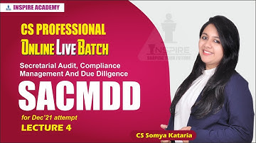 CS professional dec’21 SACMDD lecture 4 | CS Somya Kataria