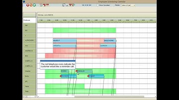 Employee Scheduling Calendar for Field Service Business