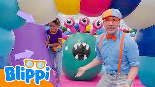blippi meekah host under sea foam party more blippi educational