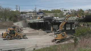 Progress being made on demolition of overpass on I95 in Norwalk