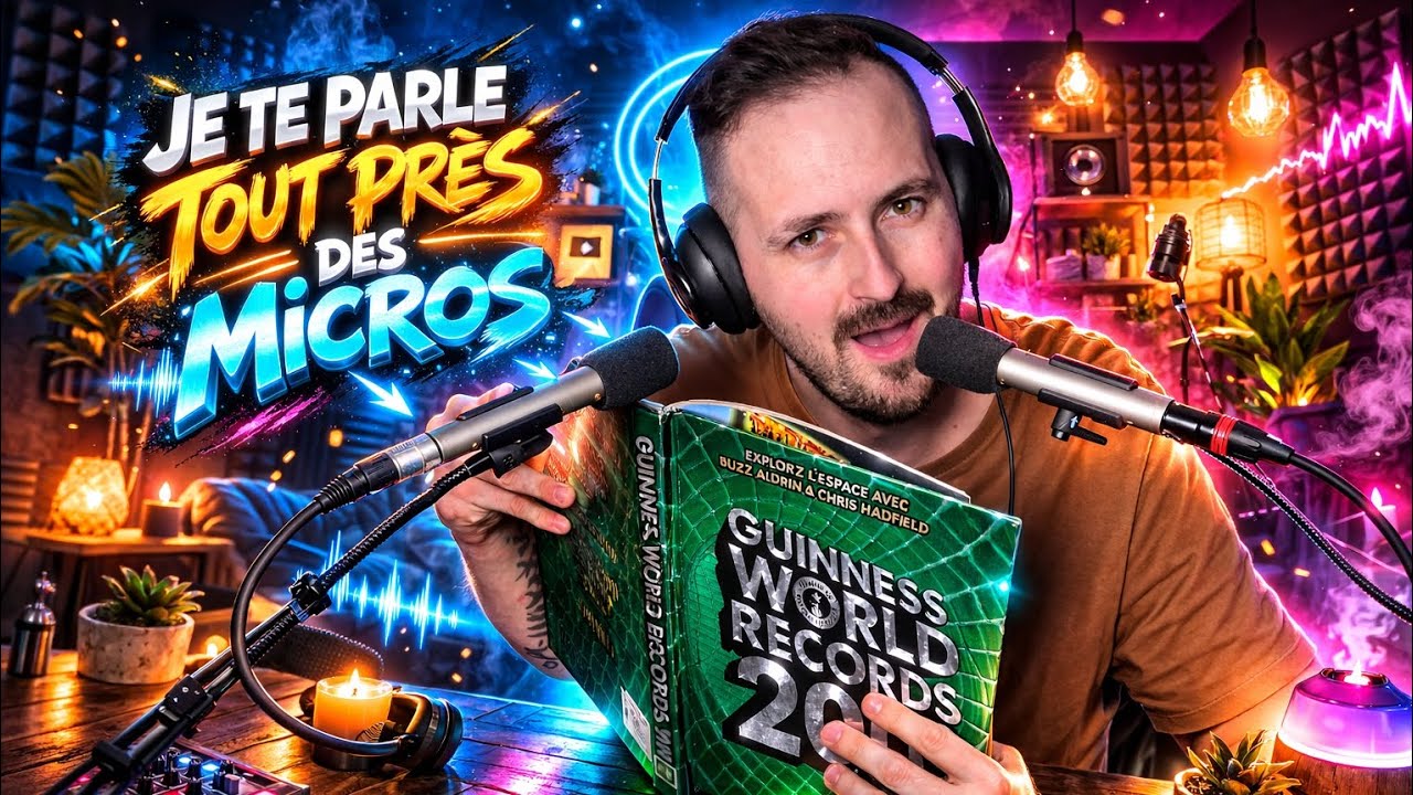 🤫 ASMR Je lis à 1cm des micros… prépare tes frissons