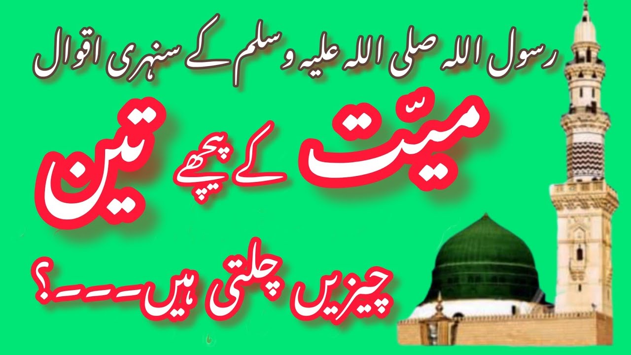 Hazrat Muhammad S.A.W ki Aqawal Mubarak By AMS SPEECH|| part 03 || # ...