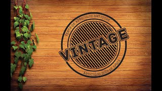 Logo vintage para un bazar Coreldraw x8