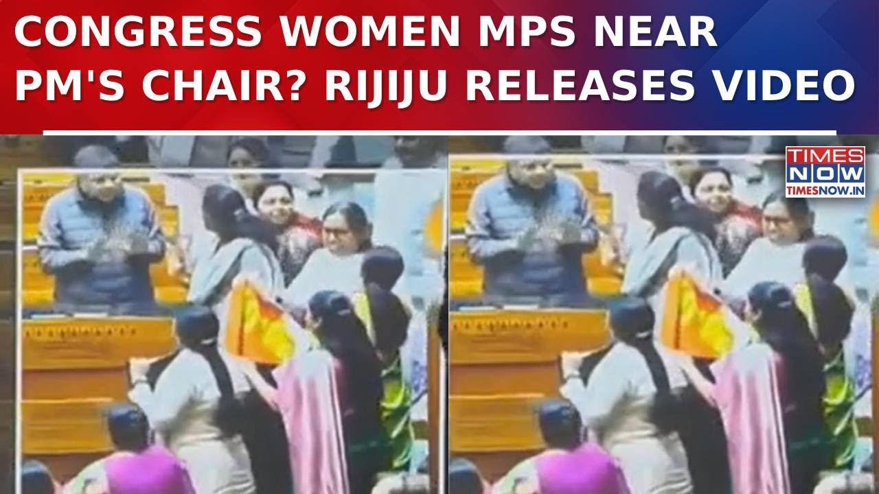 Parliament Storm: Kiren Rijiju Shares Never-Seen Video Of February 4 Chaos Near PM’s Chair
