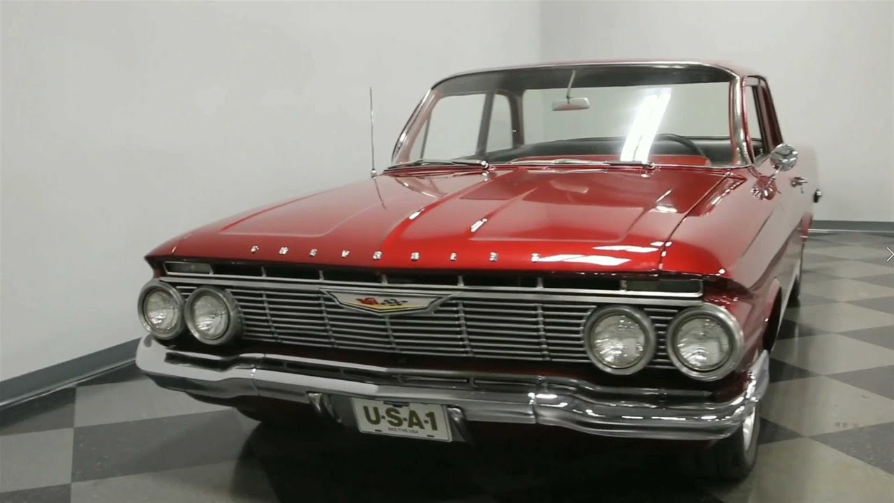 1961 Chevrolet Biscayne  - Red Colors  4K Video
