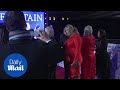 Gemma collins meets corbyn on pride of britain red carpet