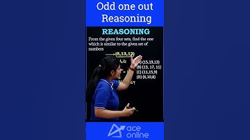 Odd One Out in #reasoning #questions by #aishwaria ma