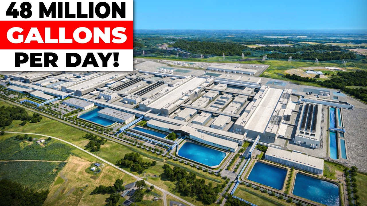 Мега-фабрика в Нью-Йорке стоимостью 100 миллиардов долларов потребляет больше воды, чем целый город.