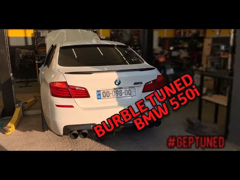 BMW 550i Burble (N63 Pop and Bang)