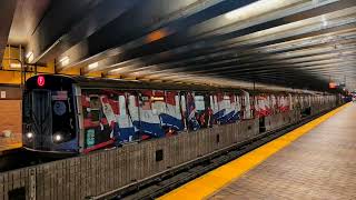 NYC Subway: FIFA World Cup R160 Multi Flag Wrap (F) Train @ 21st Street - Queensbridge