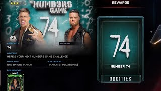 WWE 2K26  LIVE EVENTS - THE NUMB3RS GAME #74