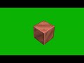 Block of Copper spins in one place | Green Screen | Minecraft | Free + Download link