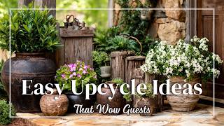 How to Transform Junk into Farmhouse Garden Decor | Trash to Treasure