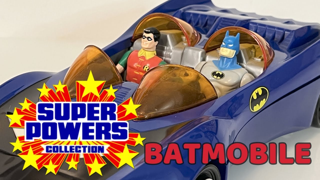 バットモービル　ケナー Vintage Kenner Super Powers BATMOBILE Retro Review - YouTube