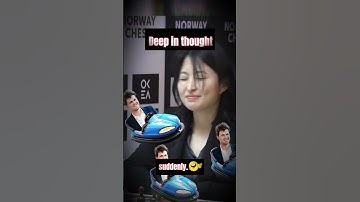 Magnus Carlsen Accidentally Bumps GM Ju Wenjun’s Chair