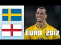 Sweden 2 - 3 England | EURO 2012