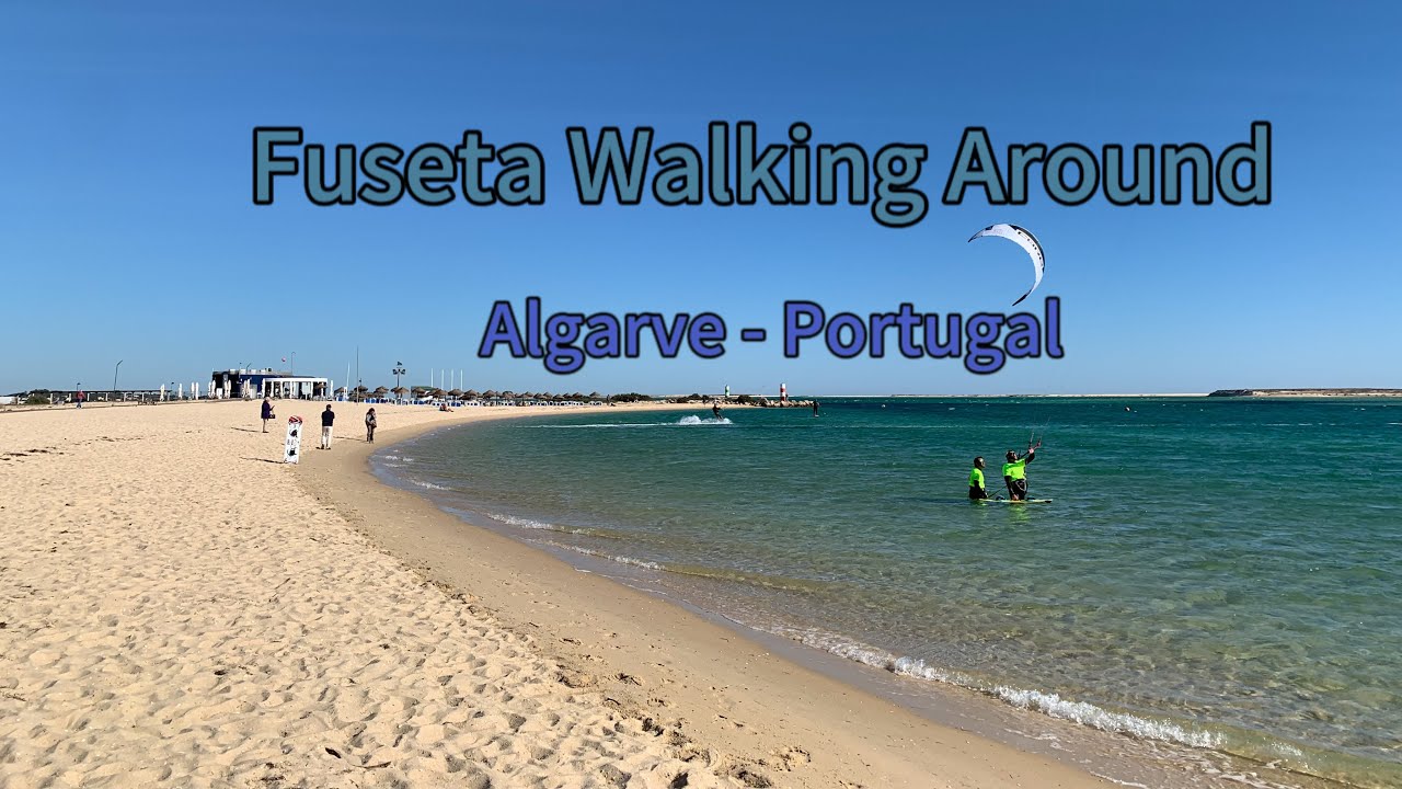 FUSETA ON WINTER - Walking from train station to Ria / Algarve - Portugal