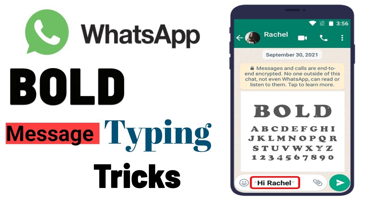How to Bold WhatsApp Text Message | WhatsApp Mein Text Bold Kaise Kare