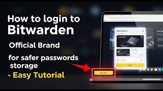 How to login to Bitwarden for safer password storage - Easy Tutorial