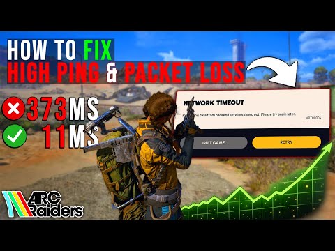 Arc Raiders - How To Fix High Ping, Packet Loss & Jitter On Any Pc📈