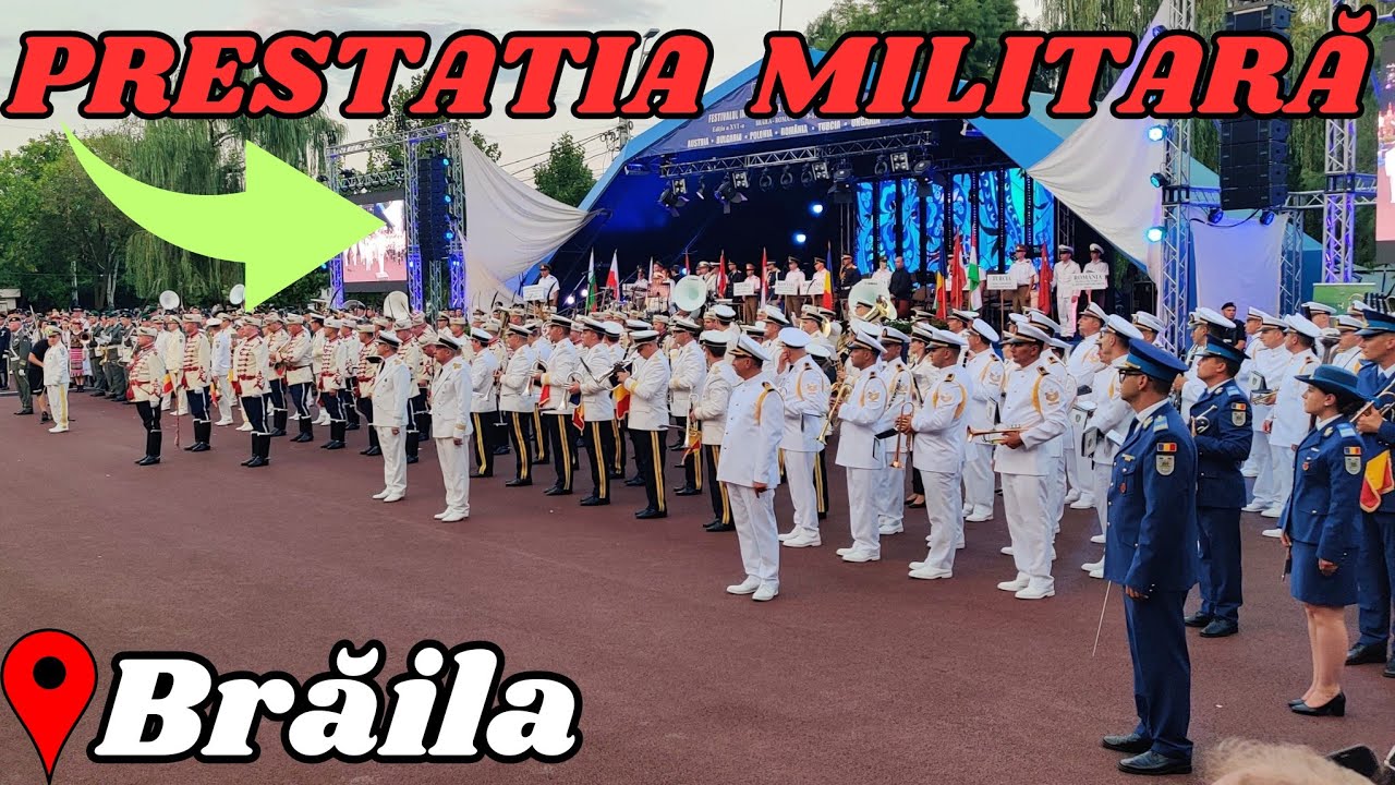Defilarea și Prestația Muzicală la Festivalul Muzicii Militare👮⚓🚢