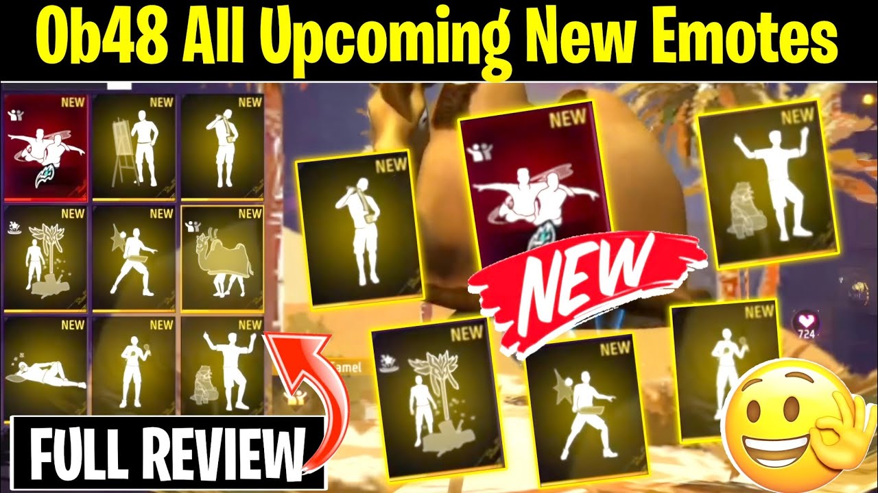 free fire ob48 upcoming emote | ob 48 new emote | free fire ob48 ...