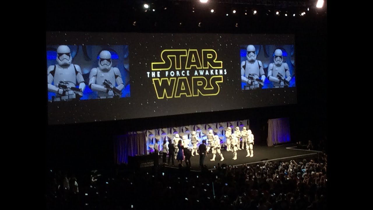 Star Wars Celebration 2015 / Crowd reaction "The Force Awakens" trailer