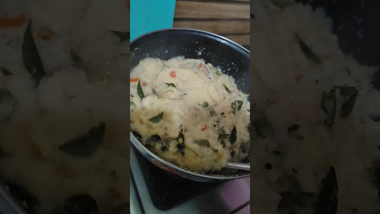 Goduma ravva upma with kobbari podi healthy breakfast recipe