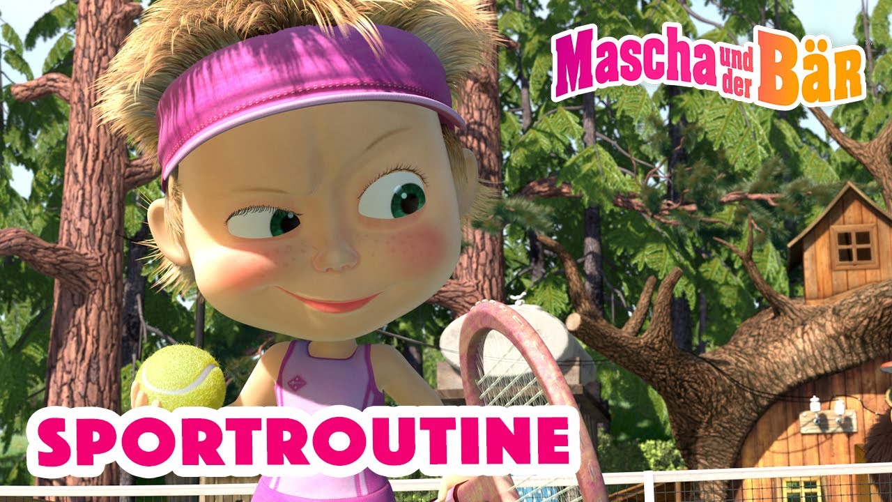 Mascha und der Bär 🐻 Sportroutine 🎾 Episodensammlung 👧🐻 Masha and the Bear 2022