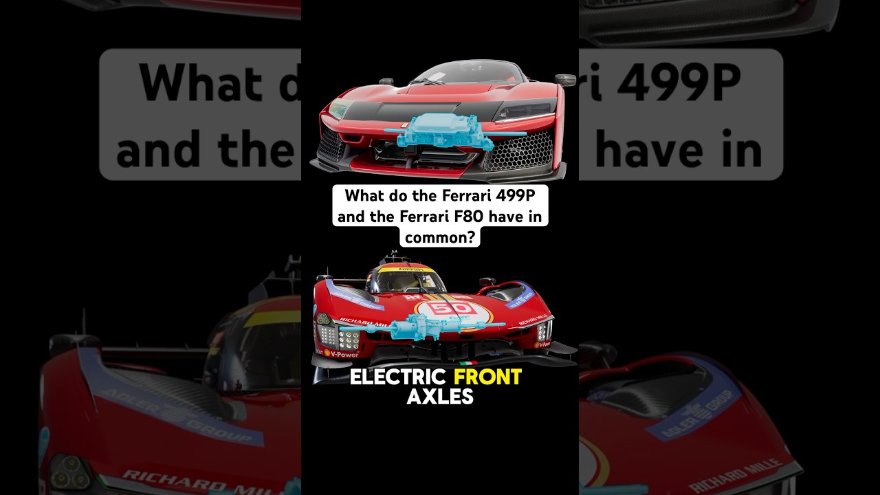 What do the #Ferrari499P and #FerrariF80 have in common? #stem